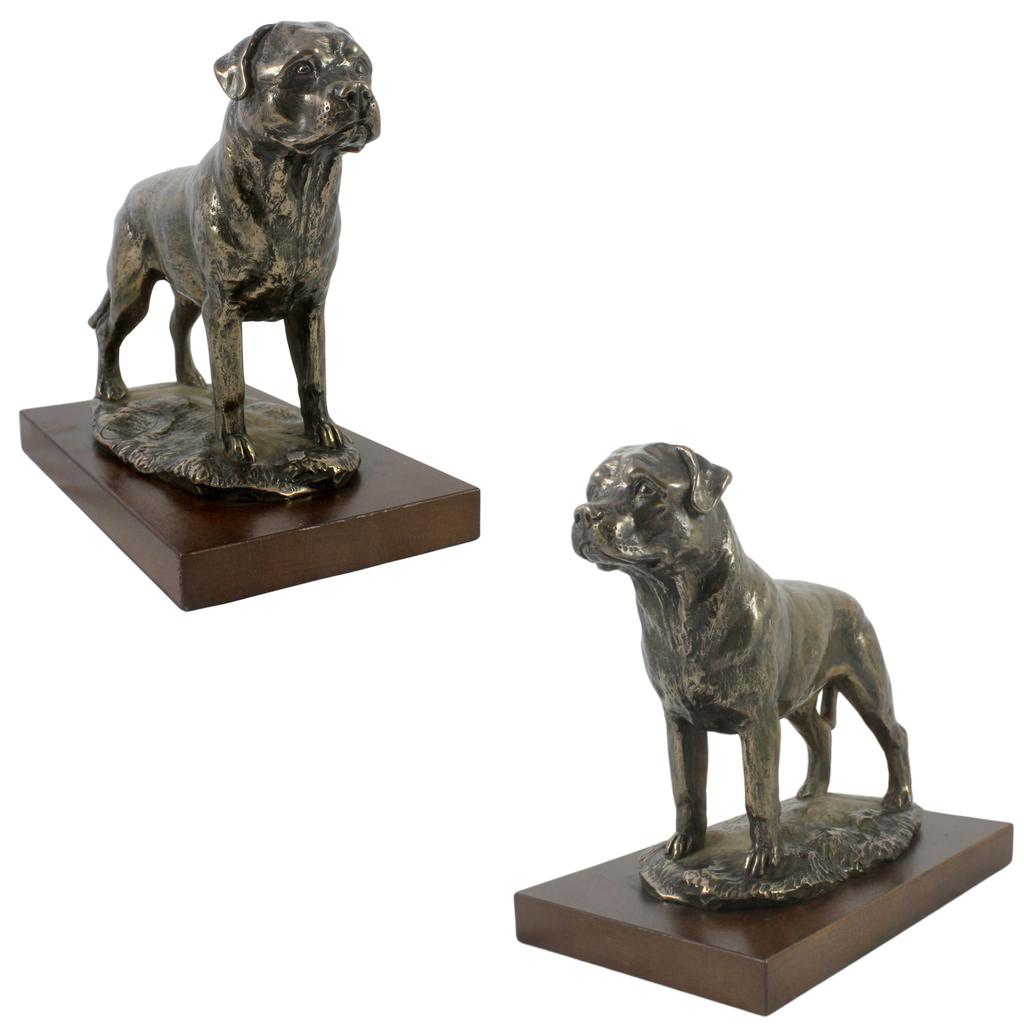 Rottweiler, Rott, Rottie III - Dog Statue, Figurine for Office, Trophy for Dog Show by Art-Dog Brand