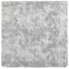 VidaXL Shaggy Rug with Long Pile Light Grey 240x240 Cm Polyester, Carpet, Bedroom Rug, Modern Rug, Living Room Rug, 4102890