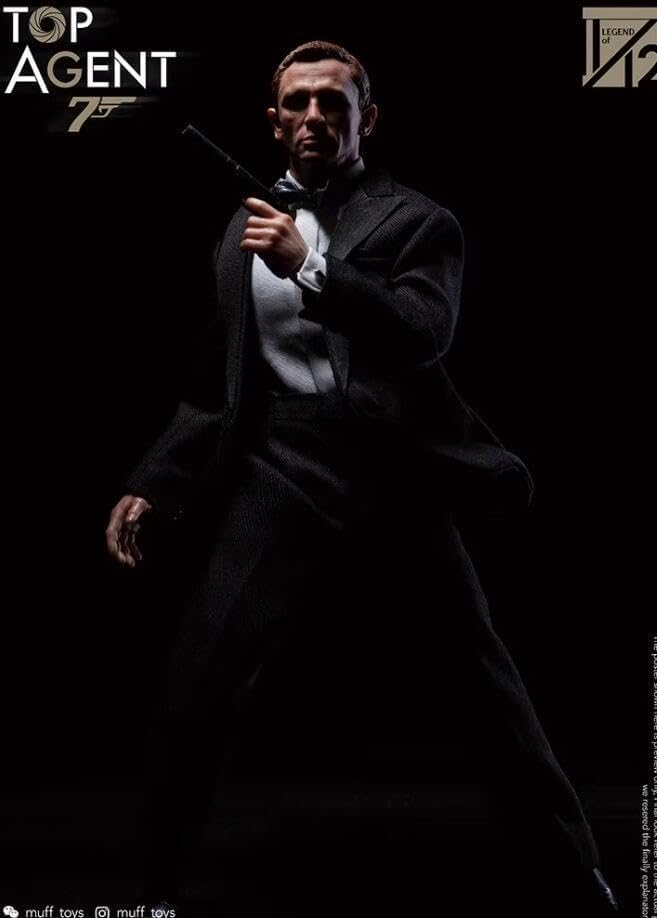 MUFF TOYS 1/12 Scale Figure Top Agent Standard Edition 007 Bond
