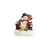Elderly & Child Snowman Figurine Set - Heartwarming Winter Decor For Family-Friendly Holiday Display
