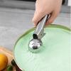 Stainless Steel Ice Cream Scooper No Stick Melon Baller No Struggle Fruit Scooper Perfect Scoop Tool for Ice Cream Sorbet 4