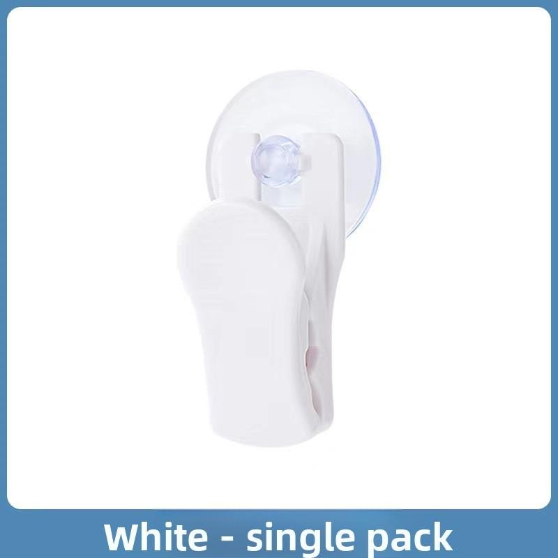 1/4PCS Multifunctional Bathroom Towel Storage Clip Kitchen Small Hook Rotating Household Suction Cup Punch-free Clip