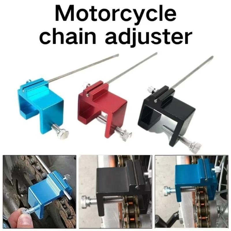 Chain Alignment Tool For Motorcycle ATV Bike Sprocket 420 428 520 530 Durable Metal Alignment Device For Garage Repair