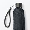 MUJI Folding Umbrella for Sun and Unisex 60cm Rib Length Rain, Adult, DEA53A5A, Black,