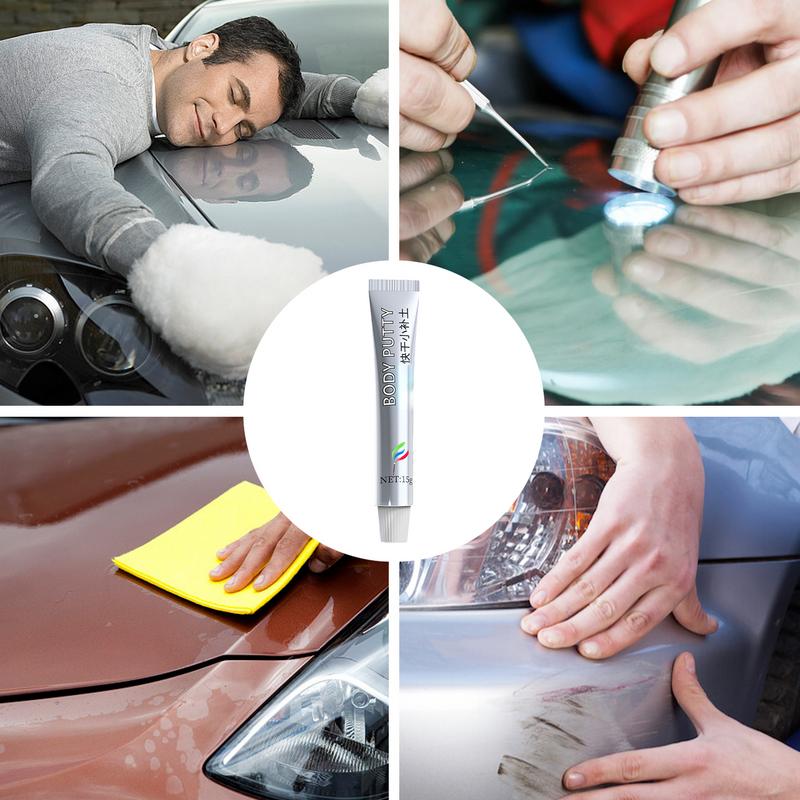 15g Painting Pen Car Body Putty Scratch Filler Assistant Smooth Repair Tool Set Kit Auto Beauty Primer Scratch Repair Tools