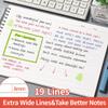 60 Sheets Notebook Side-Bound Journal Multi-functional Lined Notebook  Note-Taking