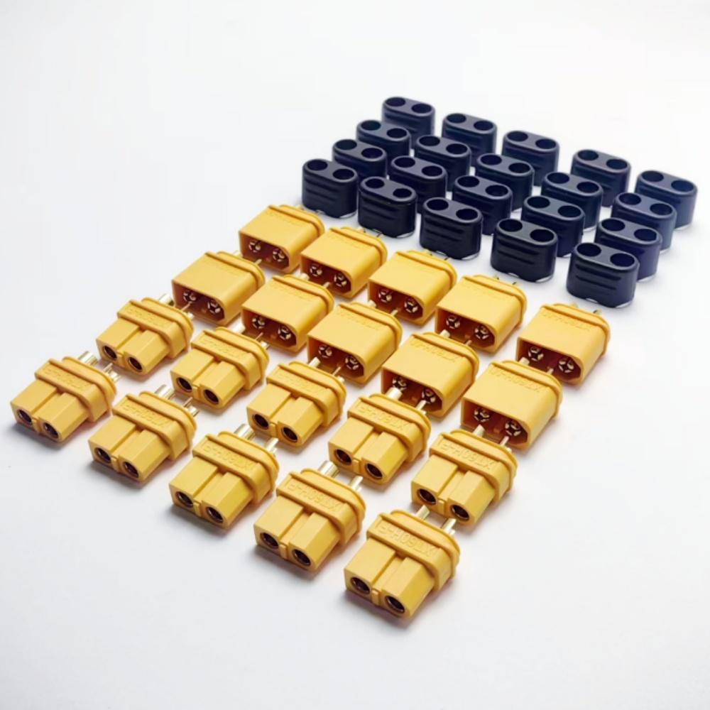 5/10 Pairs XT60H (XT60 Upgrade) Connector Male Female Bullet Connectors Plugs with Sheath Housing for Lipo Battery RC Car Plane