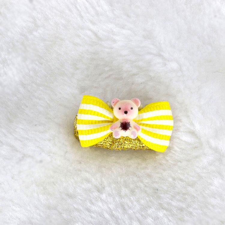 Yorkshire Terrier & Maltese Bow Hair Clip, Ideal for Dogs & Cats.