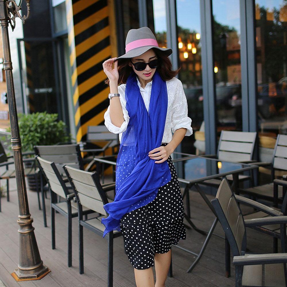 Sommer Strand Schals Sonnenschutz Schal Wickel Hijab Pashmina Schals