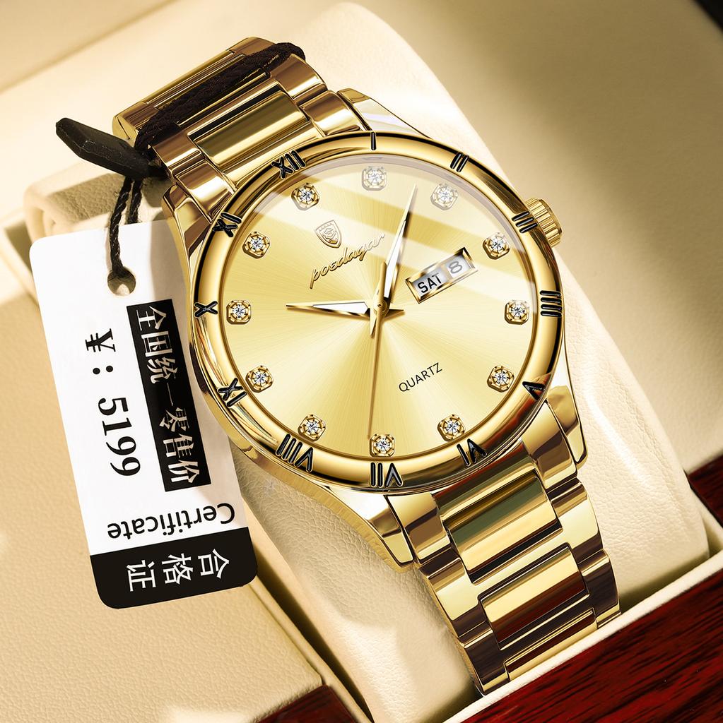 Bricked Men'S Watches Business Fashion Quartz Watches
