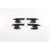 Carbon Fiber Look Door Handle Bowl Cover Trim For - Honda Civic Sedan