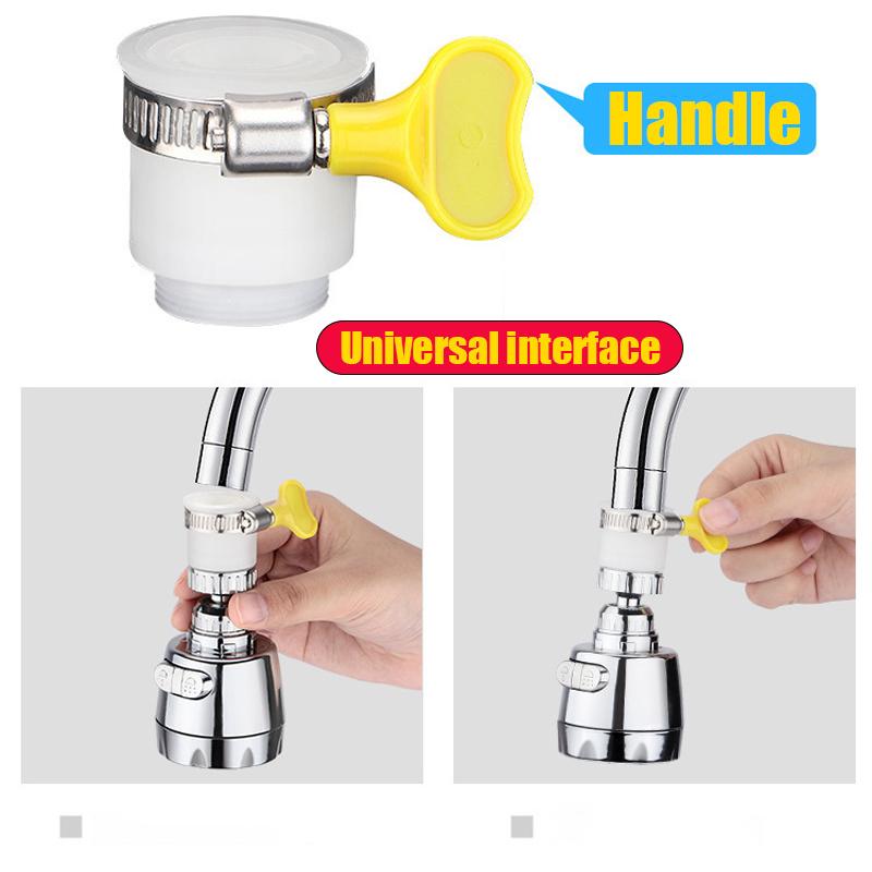 5 st 8-44mm Justerbara Gula Plasthandtag Handvridna Slangklämmor Maskdrivna Rostfritt stål Rörklämmor För Rör