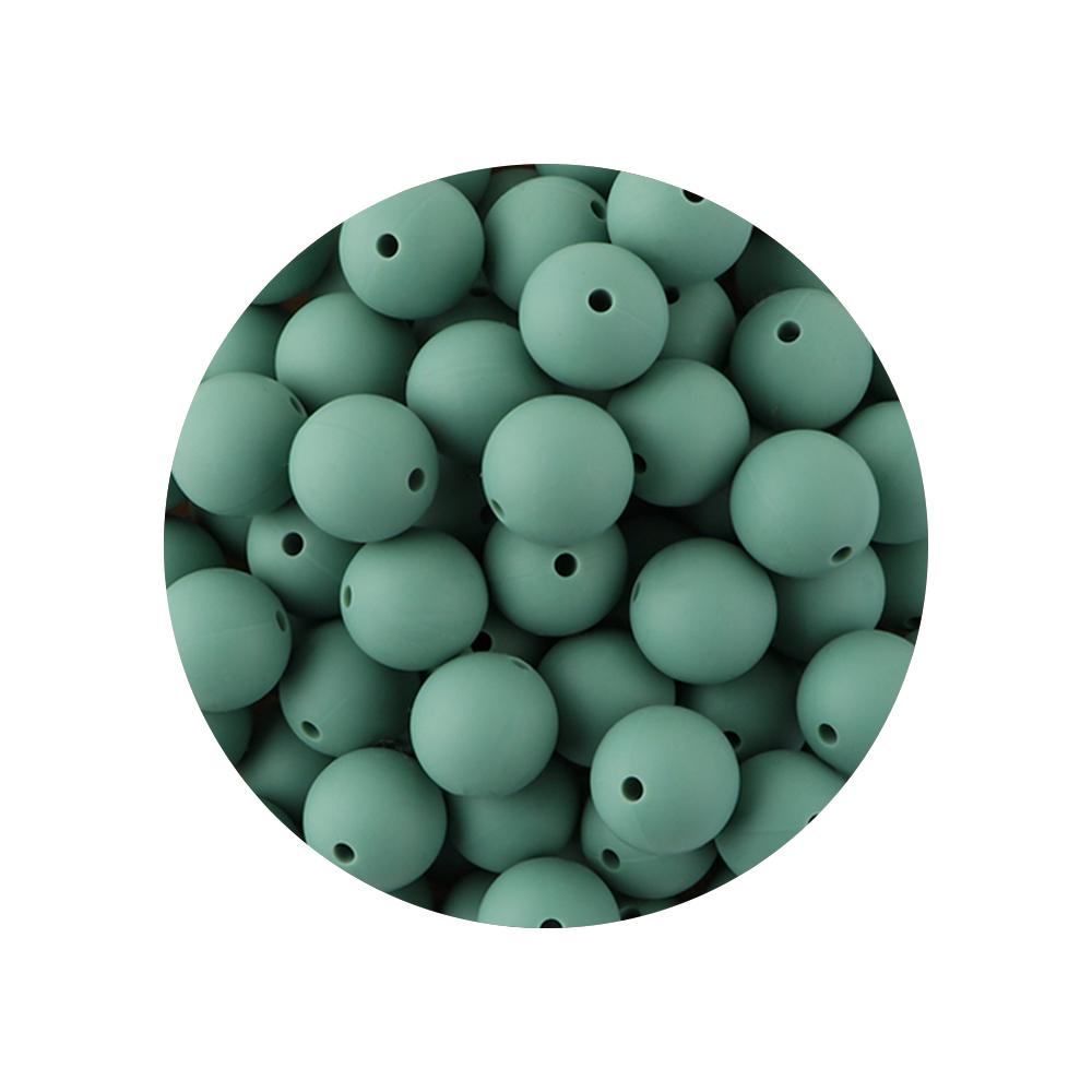 Kovict 9MM 40-80Pcs Round Silicone Bead 9MM Food Grade For Jewelry Making DIY Bracelet Pacifier Chain Accessories
