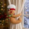 Christmas Gingerbread Man Tree Light Cover & Wine Bottle Decoration