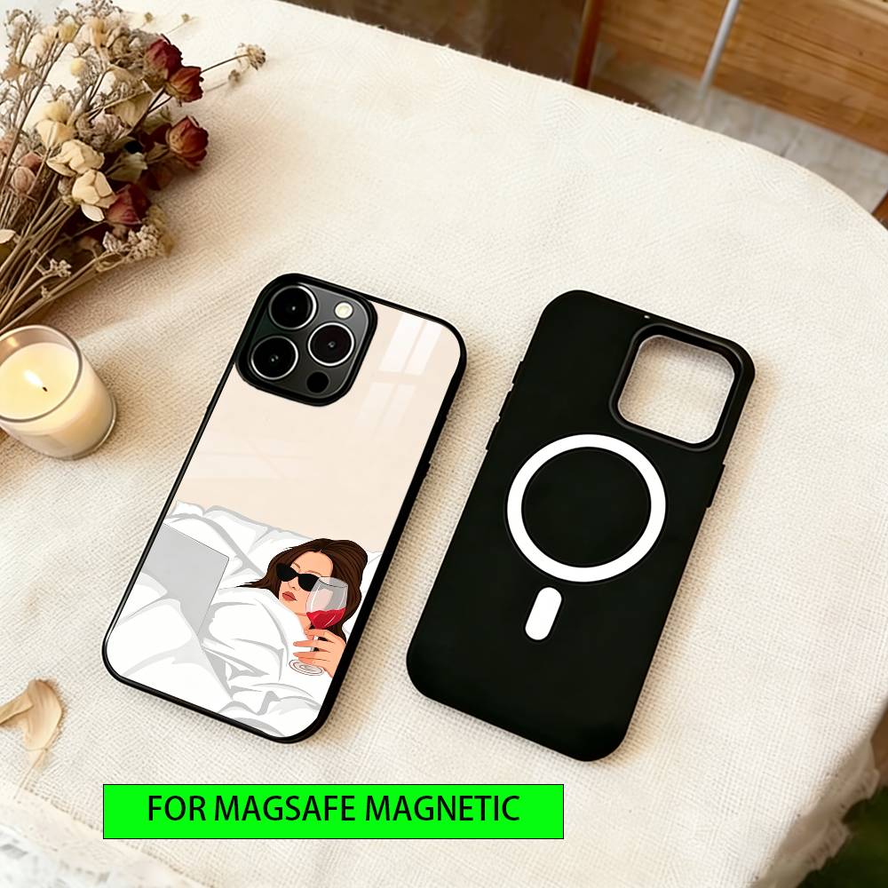 Slack Off Phone Case For iPhone17,16,15,14,13,12,11 Plus,Pro Magnetic For Magsafe Wireless Charging