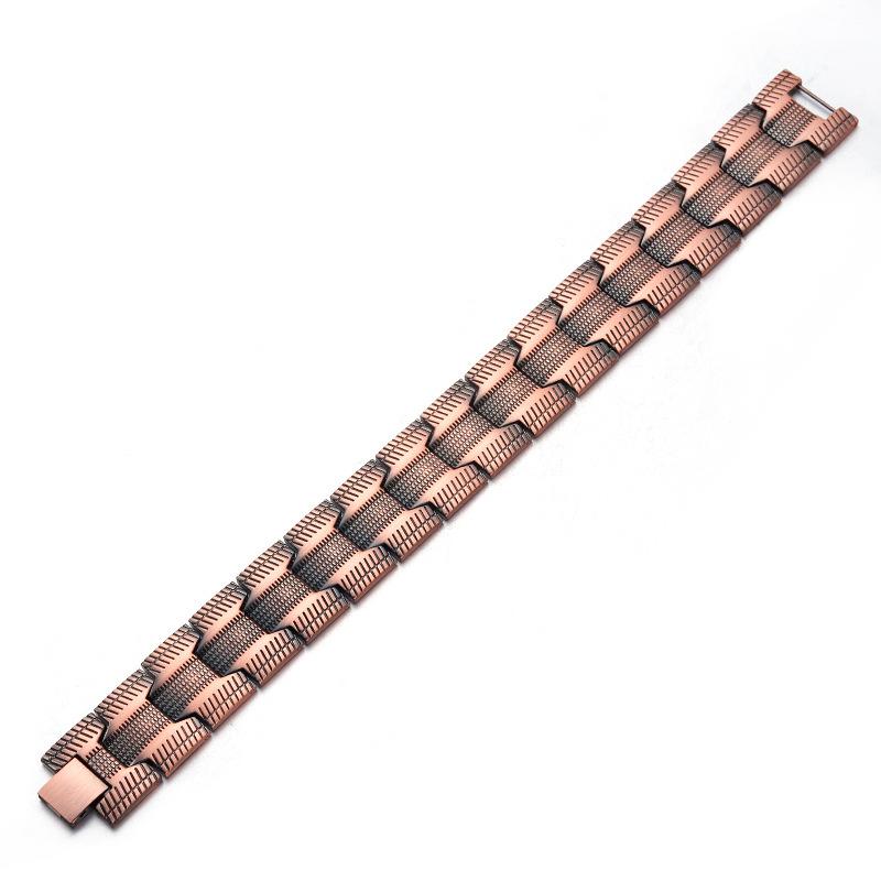 Magnetic Therapy Copper Bracelets For Men Magnetic Bracelet With 3 Row Neodymium Magnets Adjustable Length Bracelet Arthritis Pain Relief