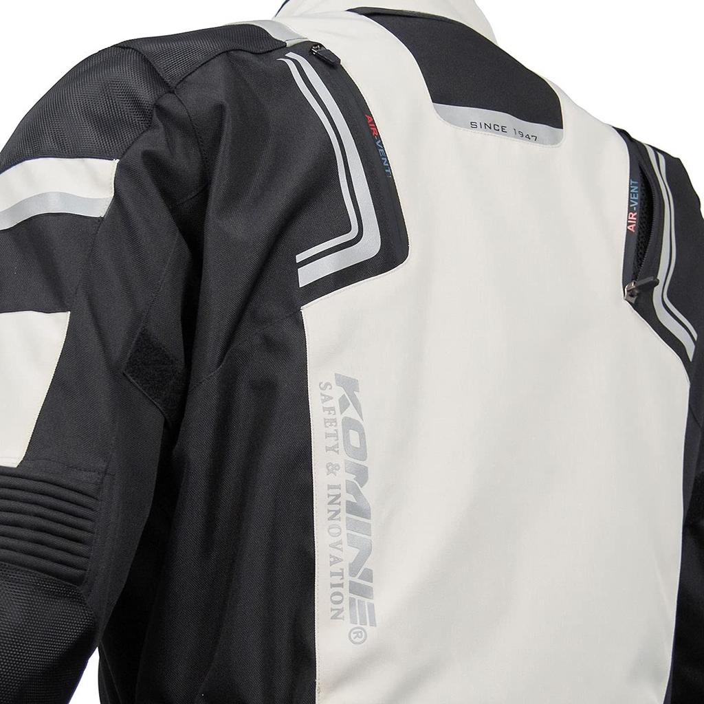 Veste de moto Veste toutes saisons 1283 Toutes saisons Imperméable Protection contre le froid Norme CE Matière stretch Protecteur Noir L [KOMINE] JK-597 07-597