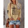 Women's Casual Round Neck Long Sleeve T-Shirt