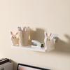 Easter Bunny Storage Rack, Bathroom Storage Rack, Non Perforated Multifunctional Kitchen Wall Mounted Storage Rack
