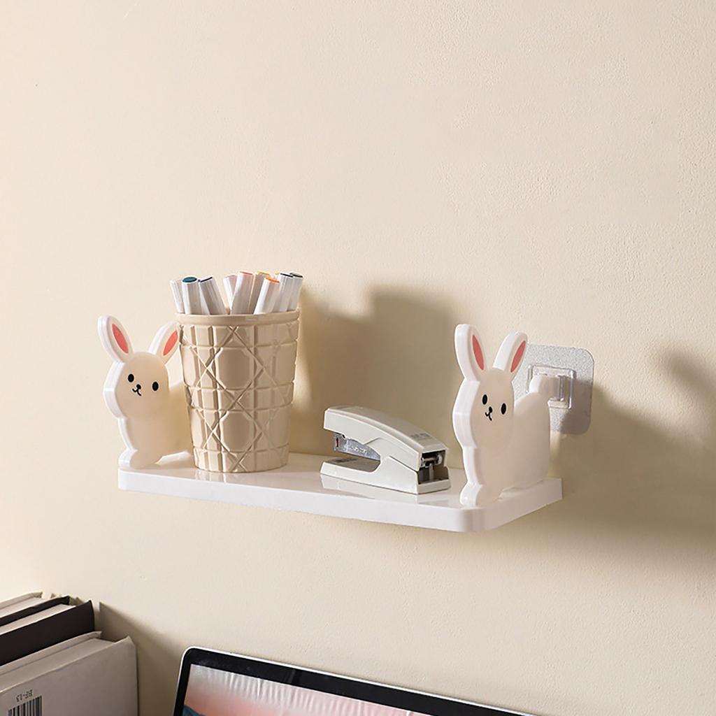 Easter Bunny Storage Rack, Bathroom Storage Rack, Non Perforated Multifunctional Kitchen Wall Mounted Storage Rack