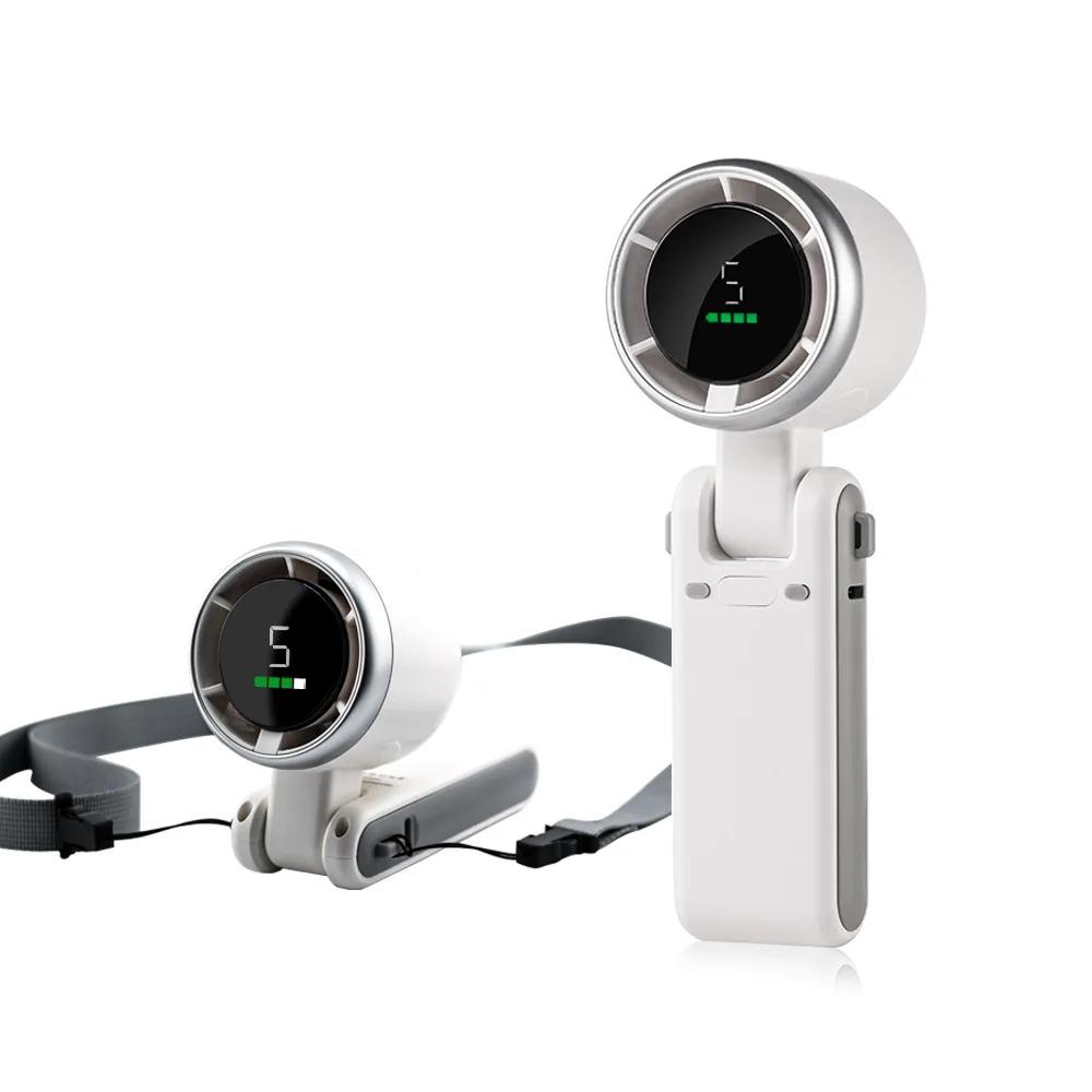 

Портативный турбовентилятор, мини-вентилятор для подвешивания на шею, перезаряжаемый через USB, ручной вентилятор, 3600 мАч, складной мини-вентилятор для подвешивания на шею, портативный небольшой турбовентилятор белый