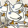 Silly Goose Matte Vinyl Sticker Funny Stickers Waterbottle Sticker Laptop Sticker Hydroflask Sticker