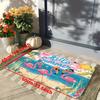 1PC Tropical Summer Beach Kitchen Rug Non-Slip Door Mat Pop Design Bathroom Rug Bath Mat Carpet for Home Sink Laundry Decor