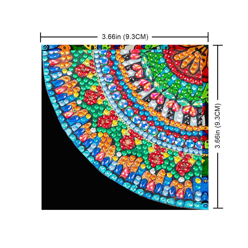 DIY Diamantmalerei Tasche Ecklesezeichen Malbuch Ecken Schutzhülle Schulbedarf Strass Handgefertigte Kunst Dekoration