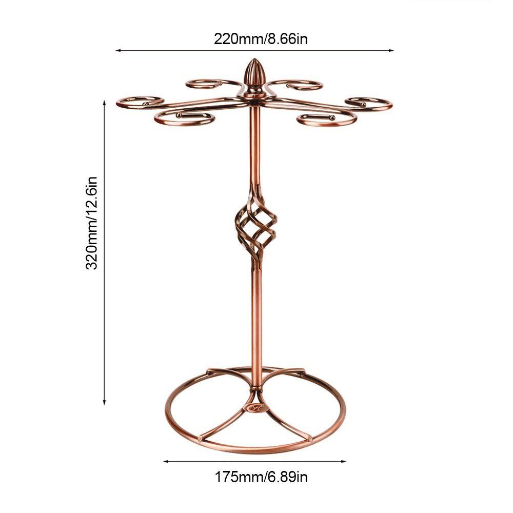 Metal Wine Glass Shelf Detachable Design Stemware Rack Retro Cup Rack  Home