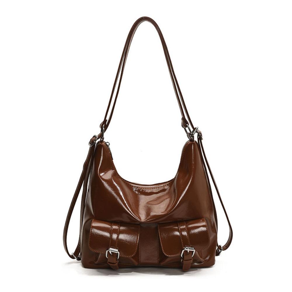 Large Capacity Multiple Pockets Backpacks Solid Color Women's Backpack  Ladies/Girls