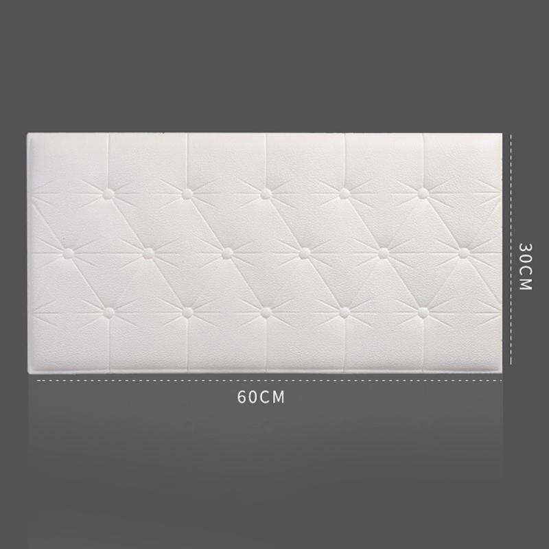 New! 3d Wall Stickers Waterproof Self Adhesive Wallpaper Wall Mat Soft Foam Cushion For Kids Bedroom