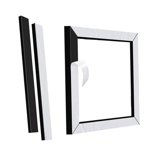 1 Set RV Roof Air Conditioner Gasket Kit EVA Self Adhesive RV Roof Air Conditioning Picture Frame Gasket Leveling Pads Waterproof Seal Insulation Kit Sets