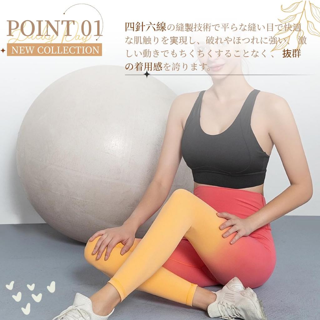 THEOPHEMIA Stretch Yoga Fitness Stylish Yoga Pants for Beautiful Size 7503 Women's Leggings, Wear, Sweat-Wicking, Quick-Drying, Legs, (M, Orange)