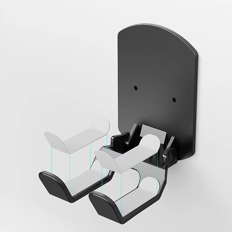 1PC Headphone Stand Wall Mount No-Drill Under Desk Gaming Holder Hanging Hook For Over-Ear And On-Ear Headphones Utility Hooks