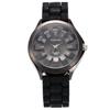 Fashion WOMAGE Women Dress Watches Top Luxury Brand Steel Floral Chrysanthemum Dial Lady Rubber Jelly Band Gift Relogio Feminino