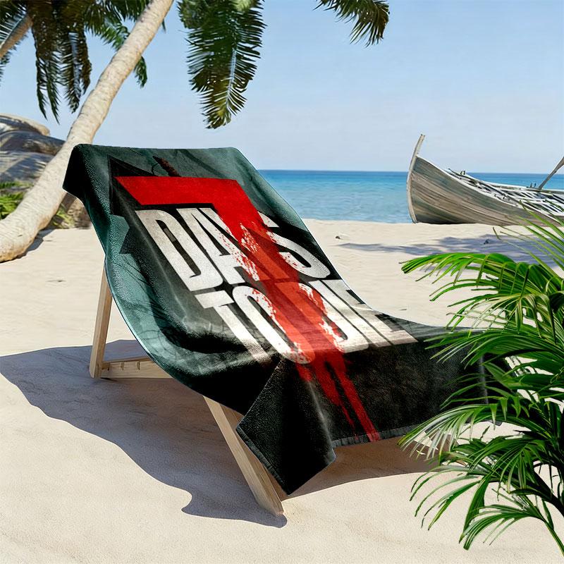 7 Days to Die Beach Towel, Large Soft Quick Dry Towel for Beach Camping Swimming