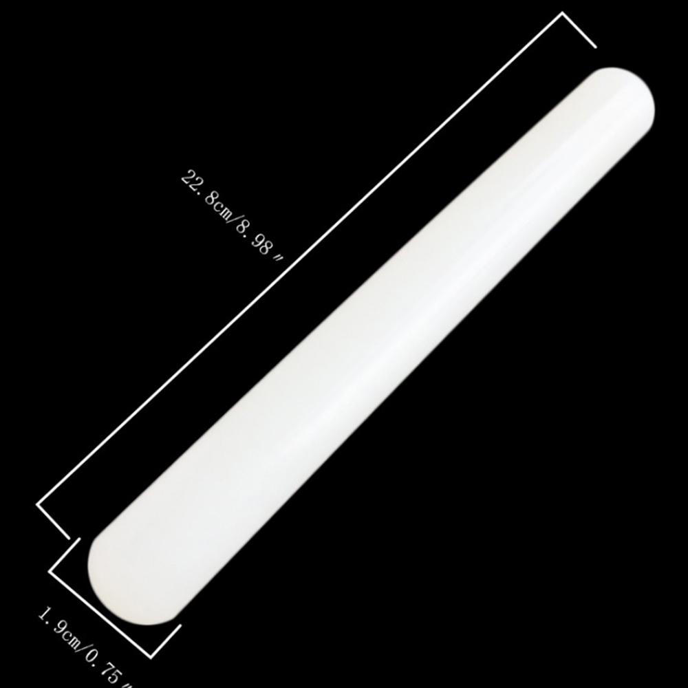 23CM Plastic Non Stick Glide Fondant Rolling Pin Nylon Rod Decorating Cake Dough Roller For DIY Baking