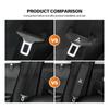 For Mitsubishi 1/2PCS Car Seat Safety Belt Soft Protector Shoulder Strap Pad Outlander Lancer L200 ASX Pajero Grandis Eclipse
