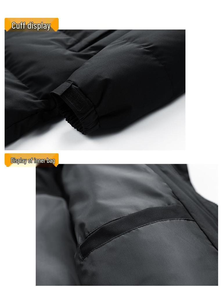 Unisex Over-the-Knee Hooded Cotton Jacket - 2025 Trendy, Loose, Thickened, Casual Coat