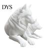 Modern Minimalist Animal Figurines 3D Printed Wolf Figurine, Parent And Child Statue, Symbolic Ornaments for Office Sculpture Living Room Bedroom