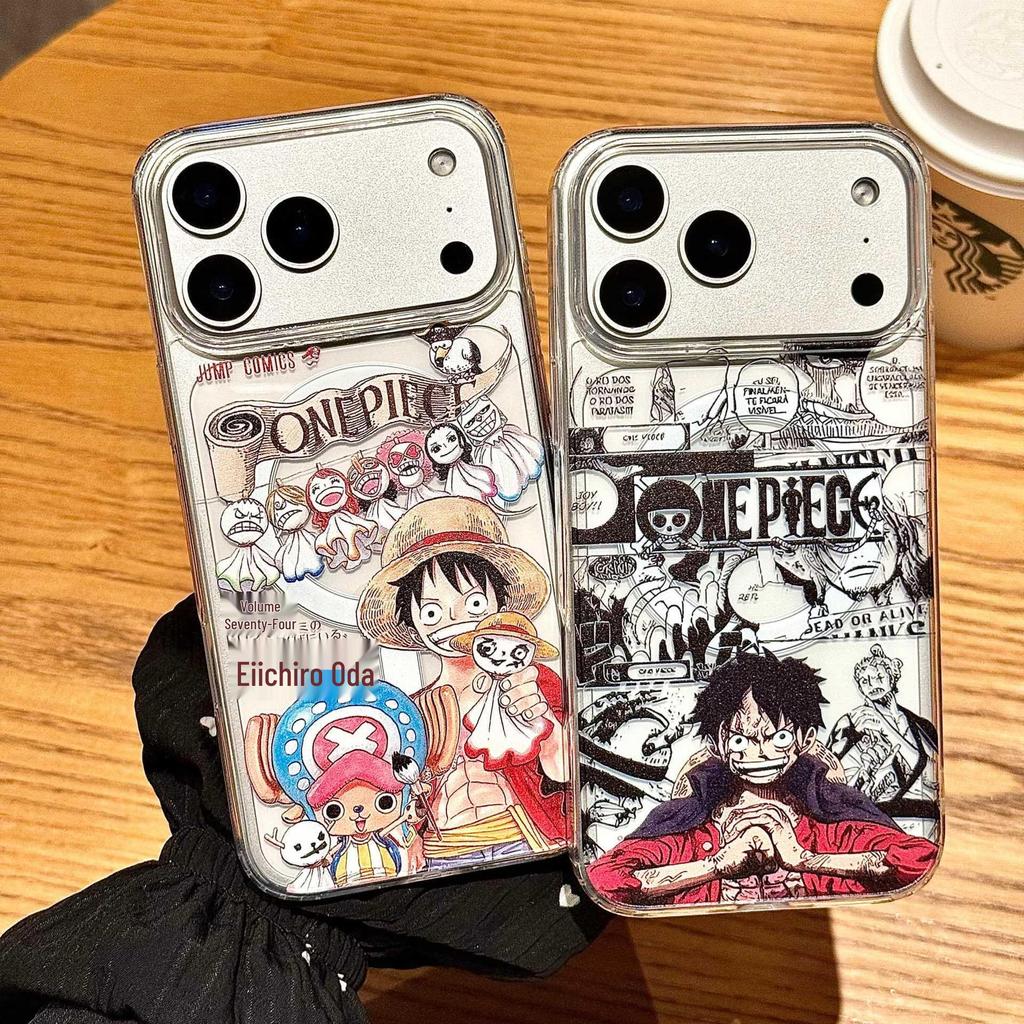 One Piece Luffy Magnetic Stand Case for iPhone 16 Pro Max
