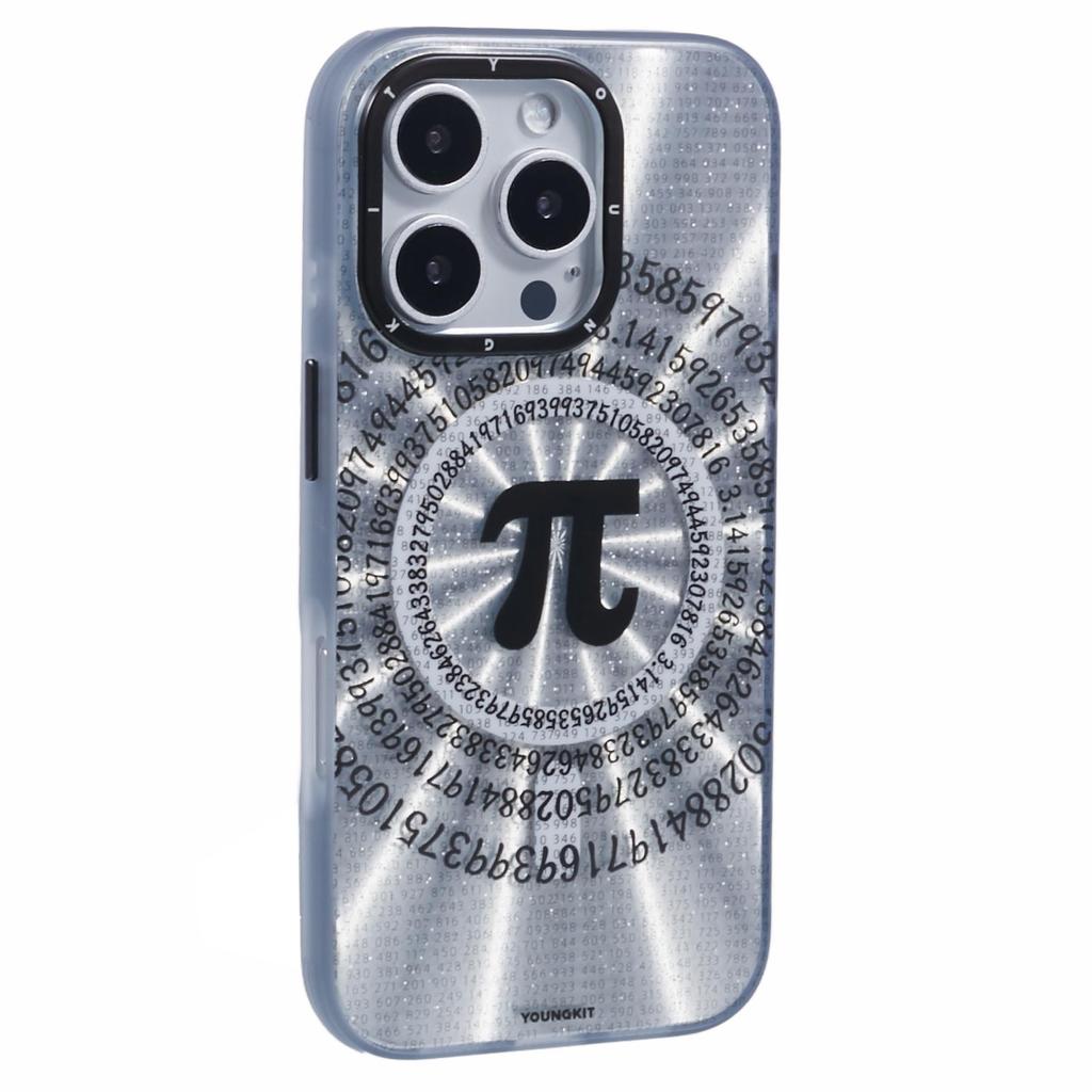 YOUNGKIT Mathematical Series for iPhone 16 Pro Case Compatible with MagSafe IMD TPU Back Cover