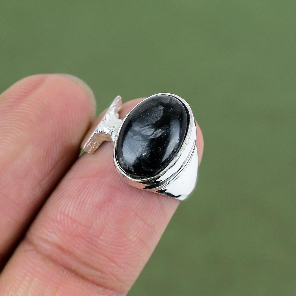 Picasso-Jaspis Ring 925er Sterling Silber Ring Echter Edelstein Schmuck Handgefertigt Einzigartiger Ring Designerring Geschenk Für Sie Erhältlich In Ringgröße