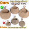Handmade Macrame Hanging Fruit Basket Wall Decor Creative Nest Net Storage Bag Kitchen Organizer