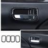 For Mitsubishi Outlander Sport Carbon Fiber Inner Door Handle Trim
