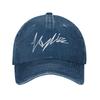Kylie Minogue 2025 Tension Tour Unisex Style Baseball Cap Singer Music Distressed Washed Hats Cap Outdoor Workouts Gift Snapback