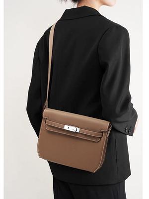 Borsa a Spalla da Donna in Vera Pelle Vintage - di Alta Gamma Versatile da Sottobraccio e a Tracolla con Grande Capacità per il Pendolarismo