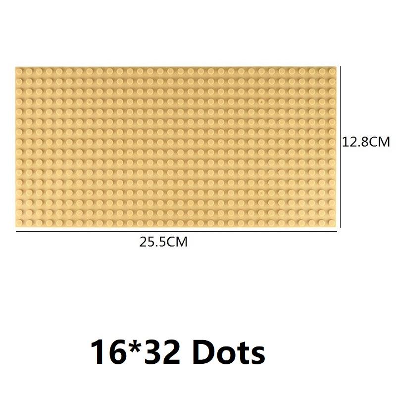 Non-Toxic Single Double Sided 32X32 16X16 16X32 Dots Classic Base Plates Blocks Diy Small Size Bricks Baseplates Construction Building Toy