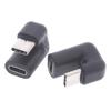 180 Derece Sağ Açı Usb 3.1 Tip C Erkek-Dişi Usb-C Dönüştürücü Adaptör