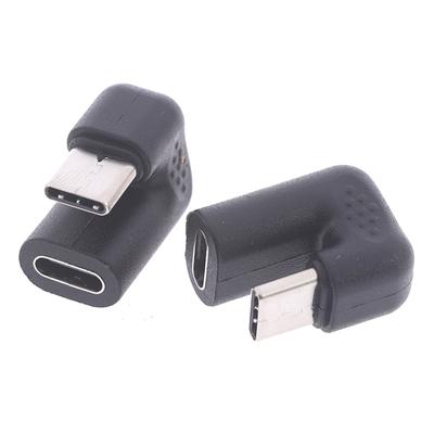 180 Degree Right Angle Usb 3.1 Type C Male To Female Usb-C Converter Adapter
